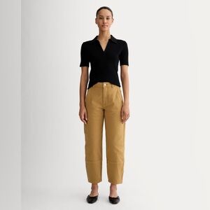 Free shipping! Everlane Utility Barrel Pant - Yellow/Mustard - Size 2